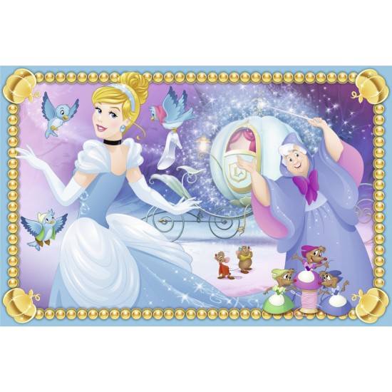 Puzzle Printesele Disney 6 piese