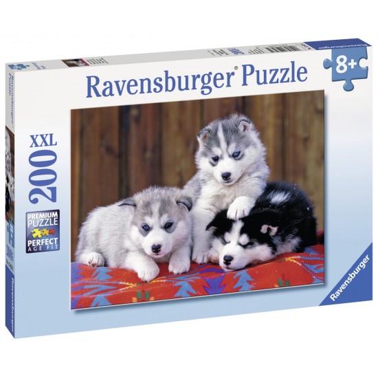 Puzzle Pui de Huskie - 200 piese