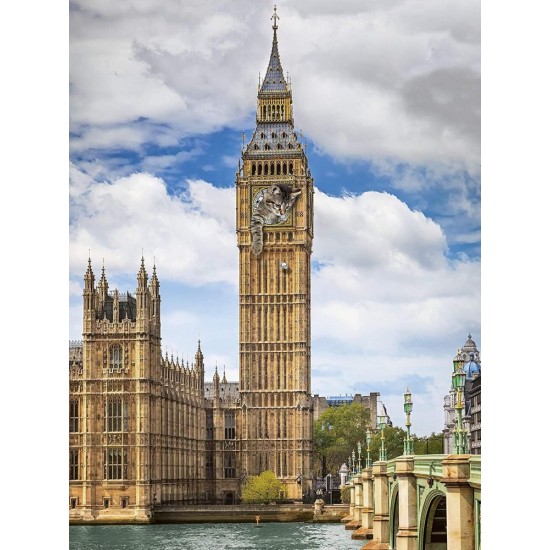 Puzzle Pisica in Big Ben Ravensburger 1500 piese