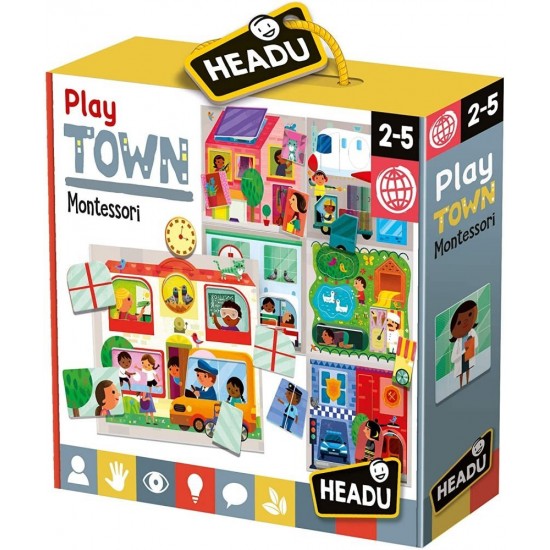 Set educativ Montessori - Sa ne jucam in oras