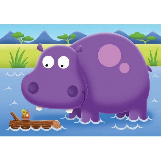 Puzzle Safari - 2/3/4/5 piese