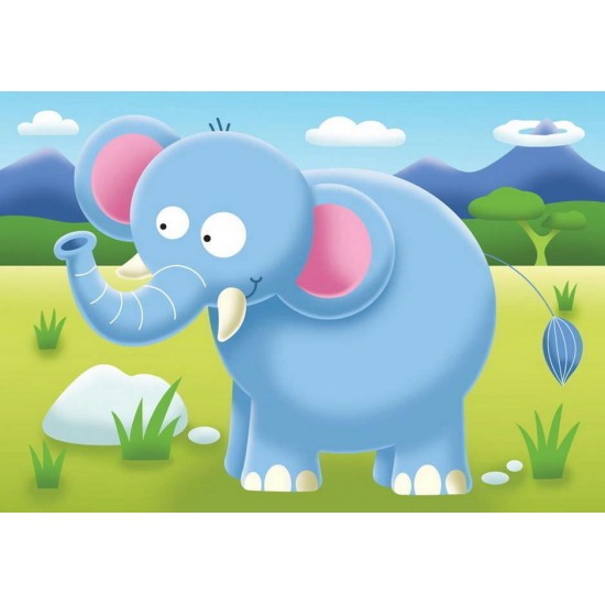 Puzzle Safari - 2/3/4/5 piese