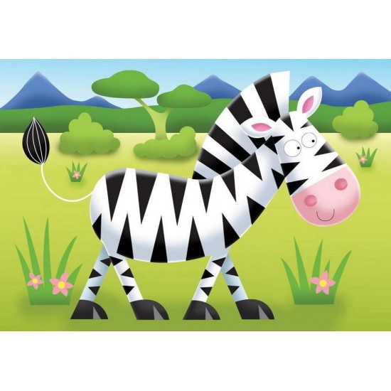 Puzzle Safari - 2/3/4/5 piese