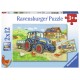 Puzzle Santier- 2x12 piese