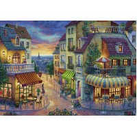 Puzzle Seara in Paris 1000 piese