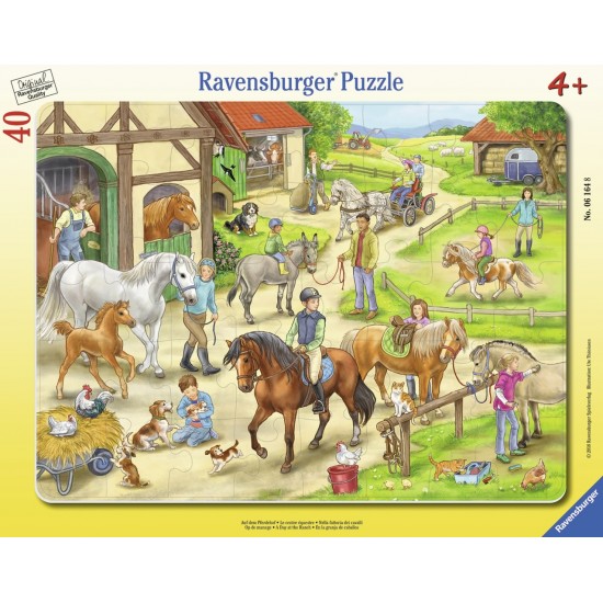 Puzzle tip rama Ferma 40 piese