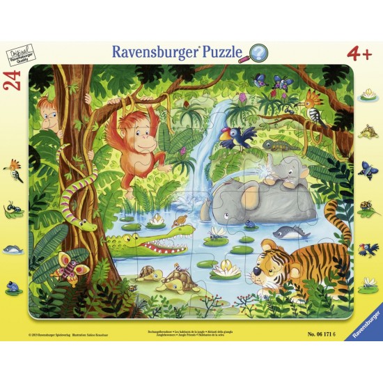 Puzzle tip rama Jungla 24 piese