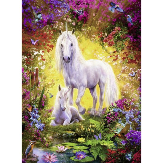 Puzzle Unicorn si manz 500 piese