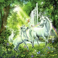 Puzzle Unicorni 3x49 piese
