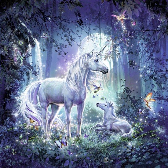Puzzle Unicorni 3x49 piese