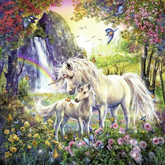 Puzzle Unicorni 3x49 piese