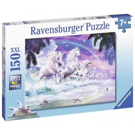 Puzzle Unicorni pe plaja 150 piese