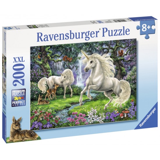 Puzzle Unicornii mistici - 200 piese