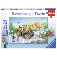 Puzzle Utilaje la munca - 2x24 piese