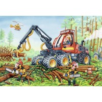 Puzzle Utilaje la munca - 2x24 piese