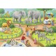 Puzzle Zi la Zoo - 2x24 piese