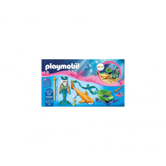Playmobil Magic - Regele marii cu trasura rechin