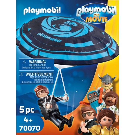Playmobil The Movie - Rex Dasher cu parasuta