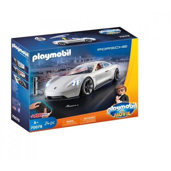 Playmobil The Movie - Rex Dasher cu Porsche Mission E.