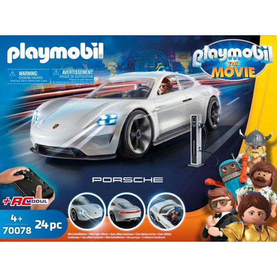 Playmobil The Movie - Rex Dasher cu Porsche Mission E.