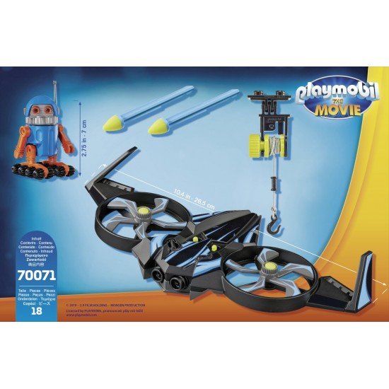 Playmobil The Movie - Robotitron cu drona
