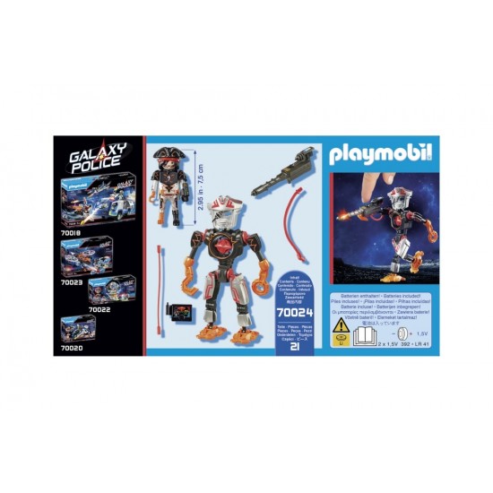 Playmobil Galaxy Police - Robotul piratilor galactici