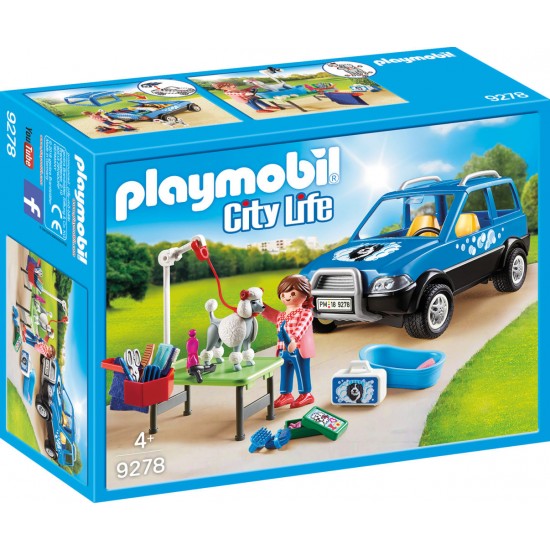 Playmobil City Life - Salon mobil pentru ingrijire catei
