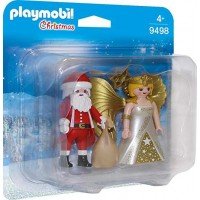 Set 2 figurine Playmobil - Mos Craciun si ingeras