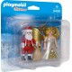 Set 2 figurine Playmobil - Mos Craciun si ingeras