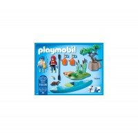 Set aventura cu caiac Playmobil