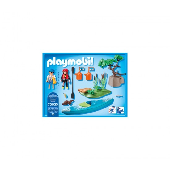 Set aventura cu caiac Playmobil