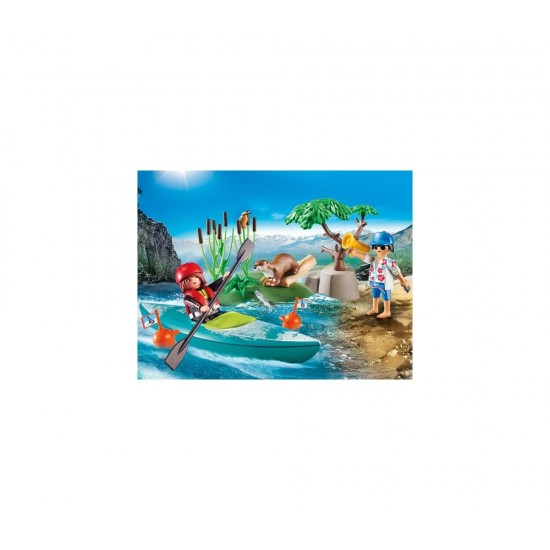 Set aventura cu caiac Playmobil