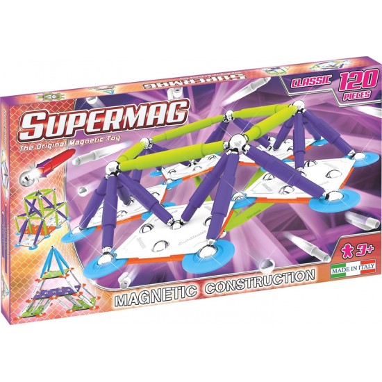 Set constructie Supermag Classic Trendy 120 piese