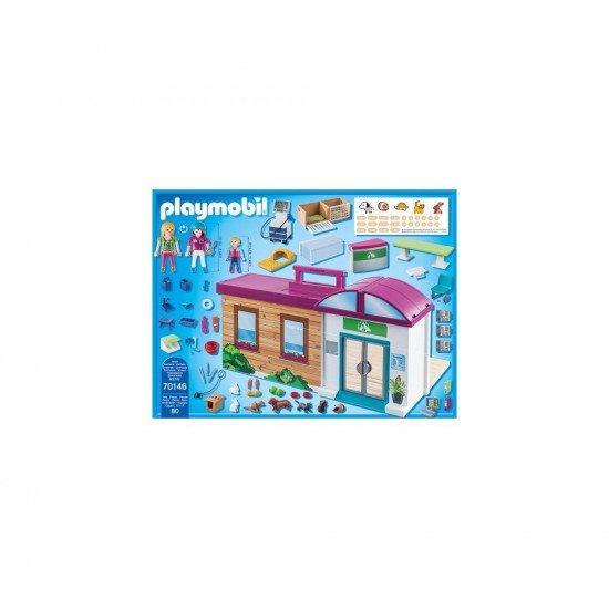 Playmobil City Life - Set mobil clinica veterinara