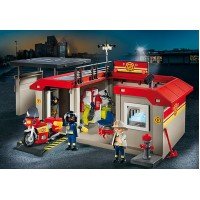 Playmobil City Action - Set mobil statie de pompieri