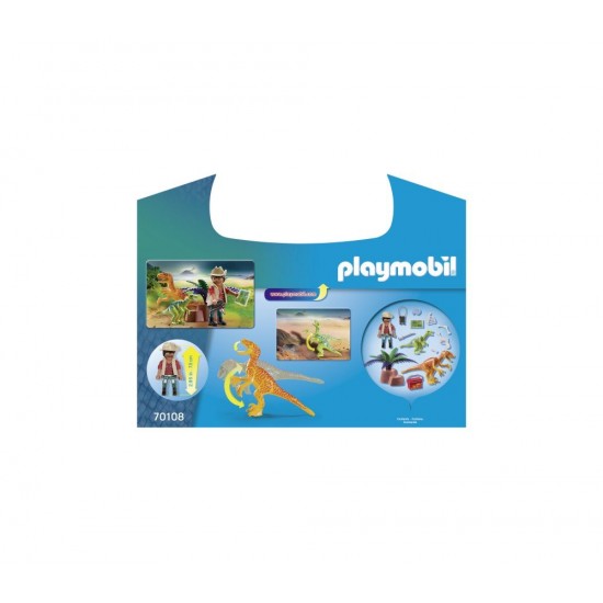 Playmobil - Set portabil dinozauri