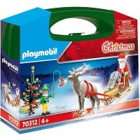 Set portabil Playmobil Christmas - Mos Craciun cu sanie