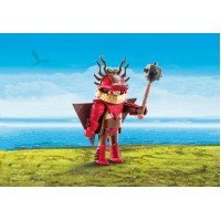 Playmobil Dragons - Snotlout in costum de zbor