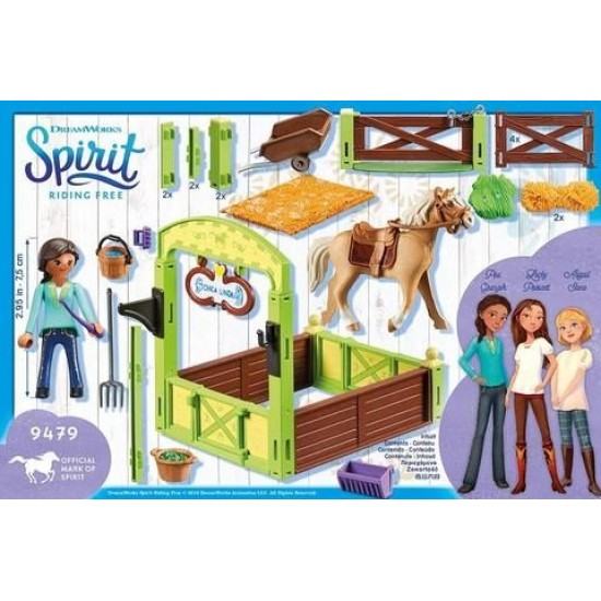 Playmobil Spirit - Spatiu ingrijire cai - Pru & Chica Linda