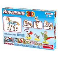 Supermag 3d - Jucarie cu magnet ponei