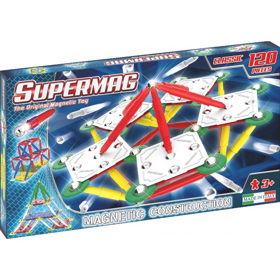 Set constructie Supermag Classic Primary - 120 piese