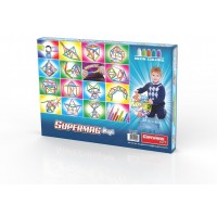 Supermag maxi neon - Set constructie 92 piese