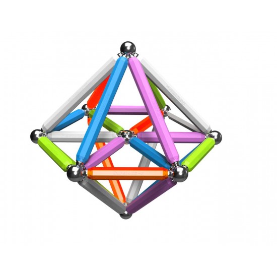 Supermag maxi neon - Set constructie 92 piese