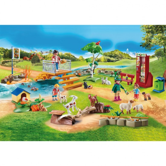 Playmobil Family Fun - Tarcul animalelor de la Zoo