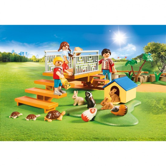 Playmobil Family Fun - Tarcul animalelor de la Zoo
