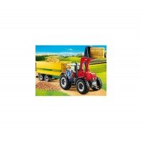 Playmobil Country - Tractor cu remorca galbena