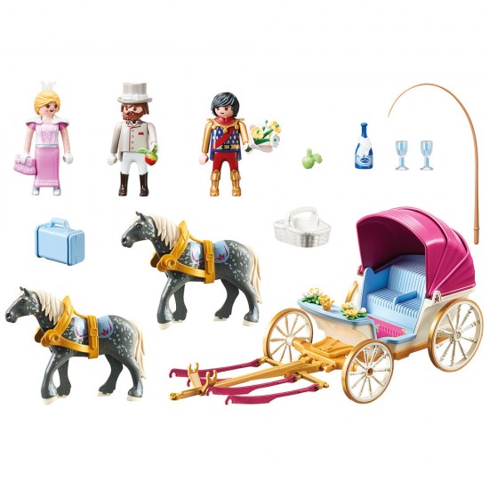 Playmobil Princess - Trasura cu print si printesa