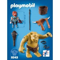 Playmobil Knights - Trol cu luptator pitic