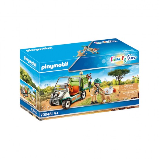 Playmobil Family Fun - Veterinar cu cart medical