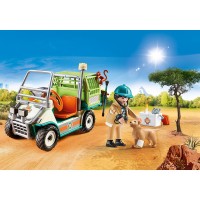 Playmobil Family Fun - Veterinar cu cart medical